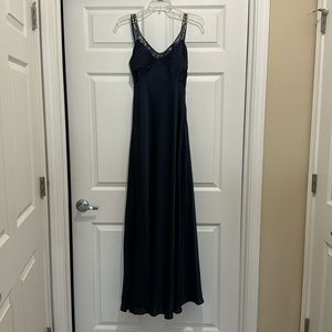 Long Navy Formal Dress